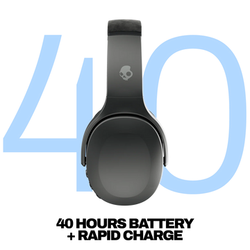 SKULLCANDY CRUSHER EVO WIRELESS HEADPHONES (BLACK)